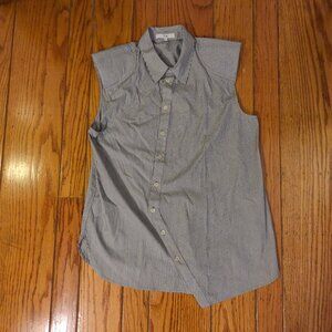 Tibi Asymmetrical Sleeveless Shirt